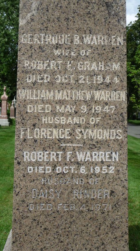 Robert F. Warren Headstone